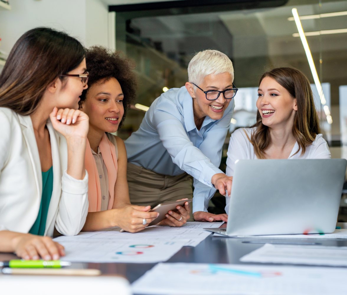 Solution Roundtable group of people discussing